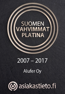 Alufer on platina tasolla suomen vahvin - asiakastieto.fi